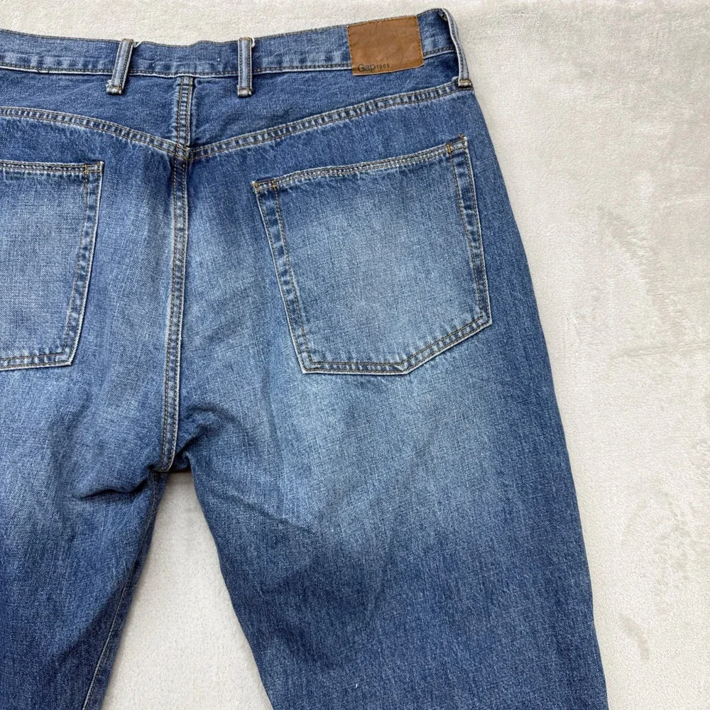 Gap Jeans Mens 36x32 Blue Relaxed Fit Stone Wash Loose Baggy Y2K Style‎ Skater